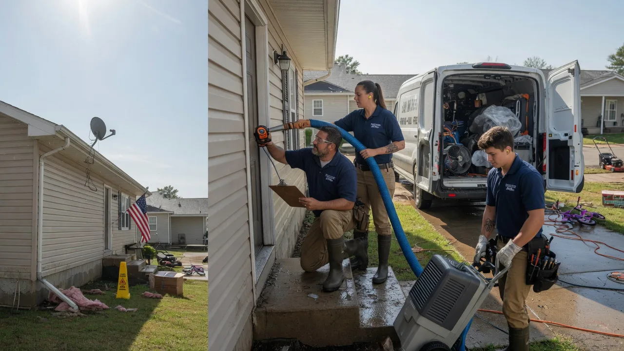 Ceiling Water Damage Restoration in Yancey, TX near me